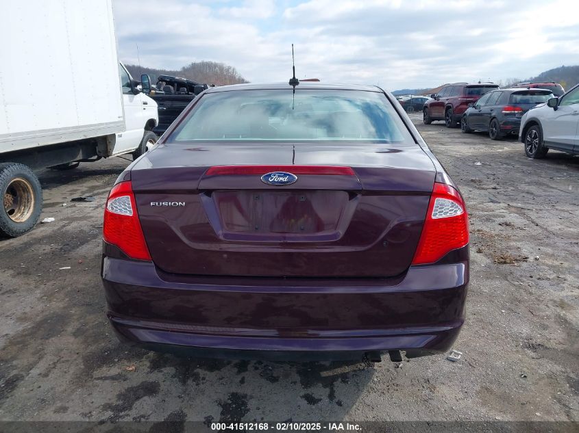 2012 Ford Fusion S VIN: 3FAHP0GA3CR392186 Lot: 41512168