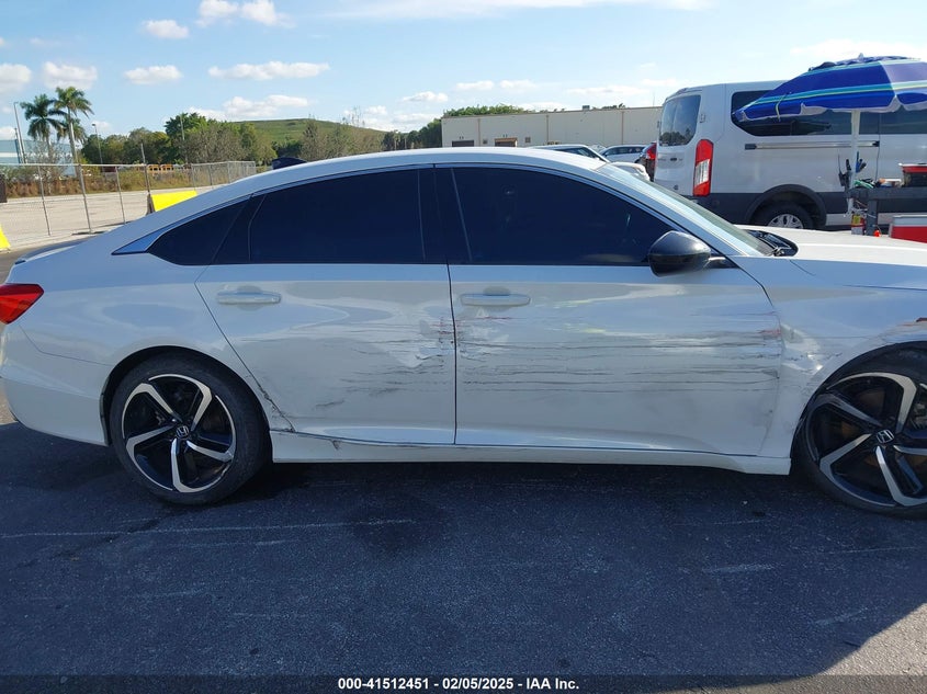 2021 HONDA ACCORD VIN: 1HGCV1F43MA036300