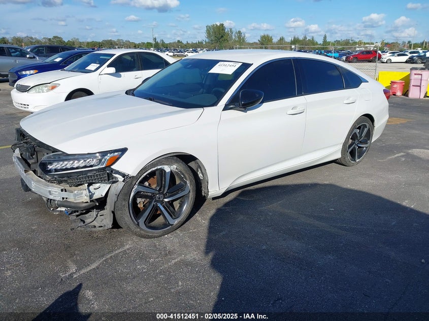 2021 HONDA ACCORD VIN: 1HGCV1F43MA036300