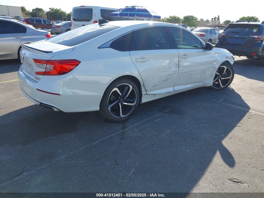 2021 HONDA ACCORD VIN: 1HGCV1F43MA036300