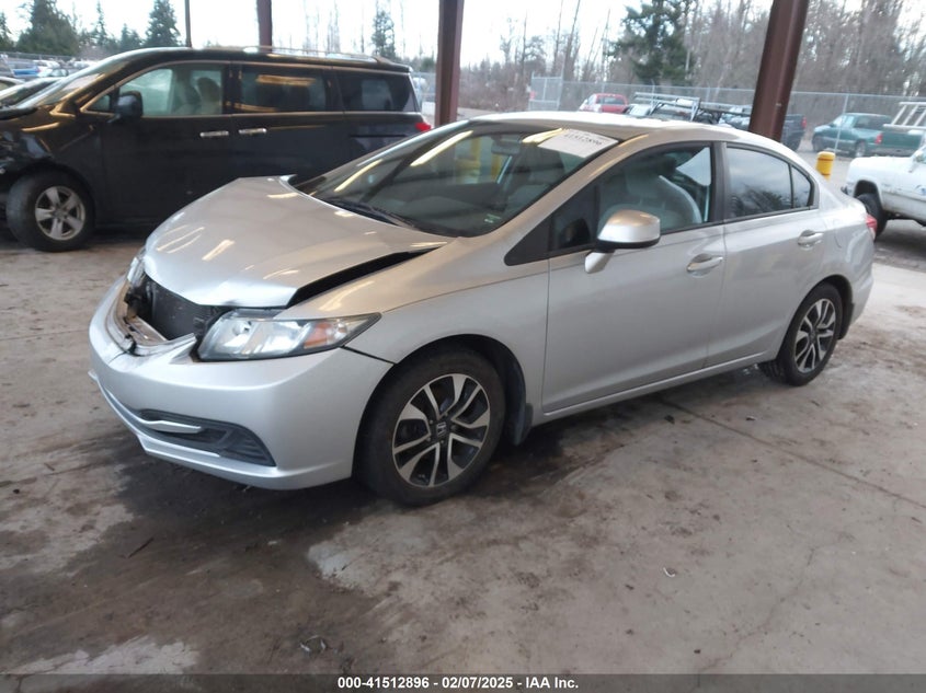 2013 HONDA CIVIC VIN: 19XFB2F88DE062336