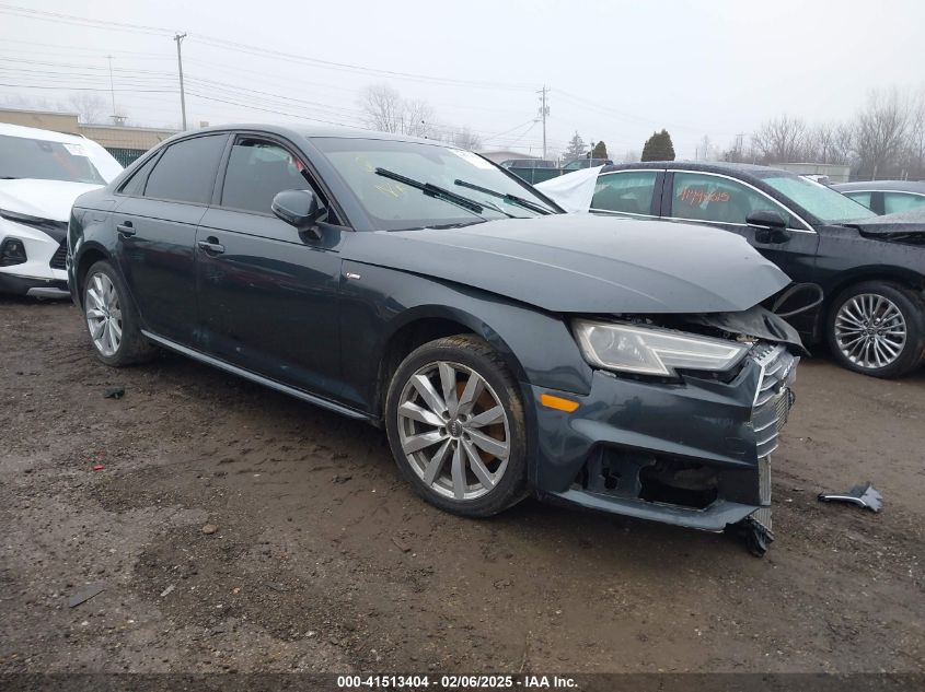 2018 AUDI A4 2.0T TECH ULTRA PREMIUM/2.0T ULTRA PREMIUM - WAUKMAF48JA068794