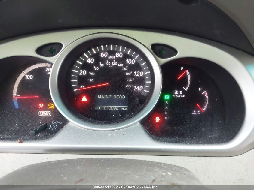 2006 Toyota Highlander Hybrid V6 VIN: JTEEW21AX60018369 Lot: 41513592