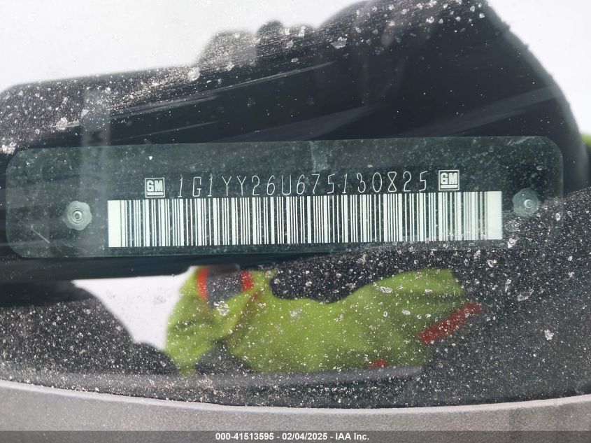 2007 Chevrolet Corvette VIN: 1G1YY26U675130825 Lot: 41513595