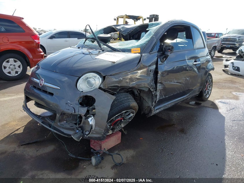 2014 FIAT 500 VIN: 3C3CFFBR9ET267856