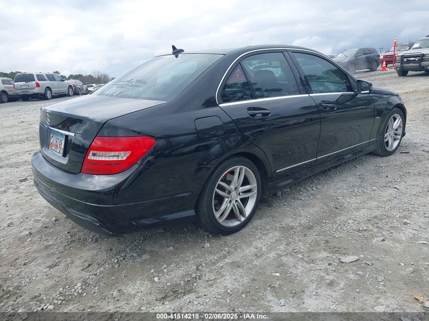 Vin: wddgf4hb1ca672518, lot: 42004884, mercedes-benz c 250 luxury/sport 20124