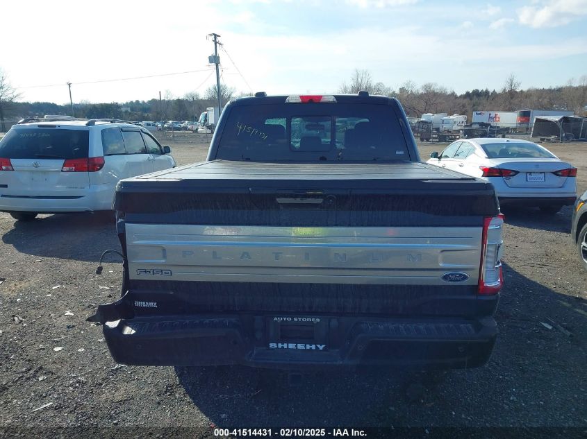 2022 Ford F-150 Platinum VIN: 1FTFW1ED3NFA42502 Lot: 41514431