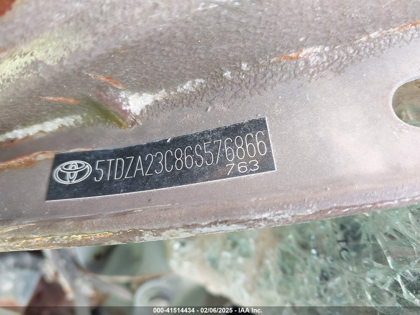 2006 Toyota Sienna Le VIN: 5TDZA23C86S576866 Lot: 41514434