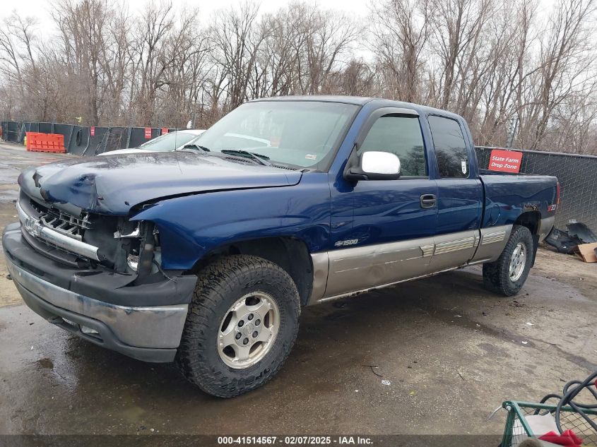 2002 Chevrolet Silverado 1500 Ls VIN: 2GCEK19T721324041 Lot: 41514567