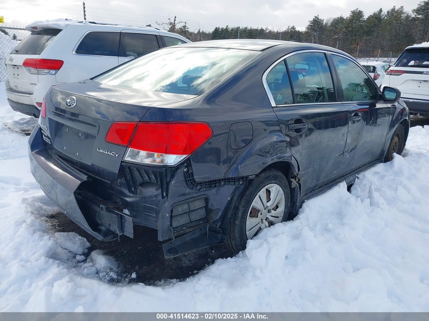 2011 SUBARU LEGACY VIN: 4S3BMCA64B3213620
