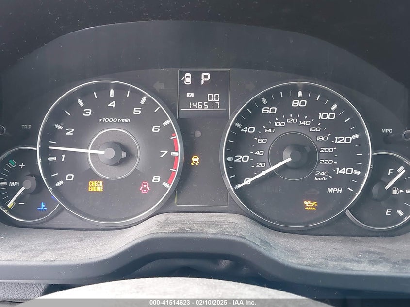 2011 SUBARU LEGACY VIN: 4S3BMCA64B3213620