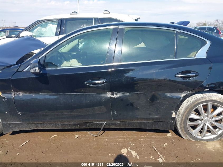 2014 Infiniti Q50 Premium VIN: JN1BV7AR6EM693952 Lot: 41514831