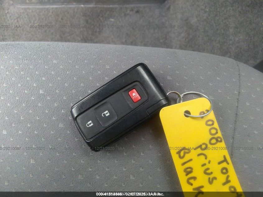 2008 Toyota Prius Base (Cvt-E) VIN: JTDKB20U483457504 Lot: 41514846