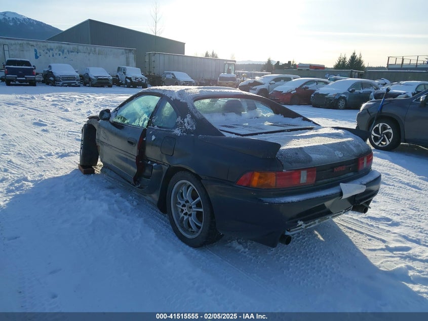 1991 Toyota Mr2 black coupe gasoline JT2SW21M7M0003187 photo #4