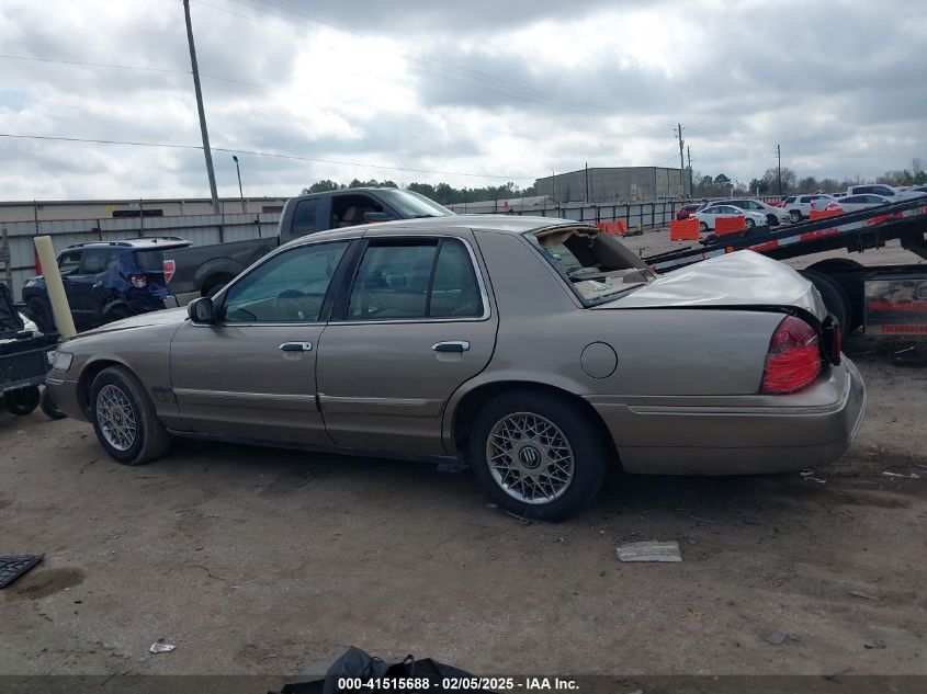 2001 Mercury Grand Marquis Gs VIN: 2MEFM74W11X607726 Lot: 41515688