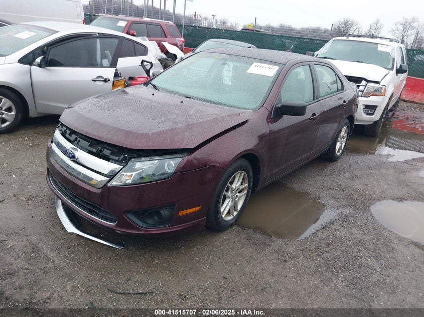 2012 FORD FUSION VIN: 3FAHP0GA5CR335360