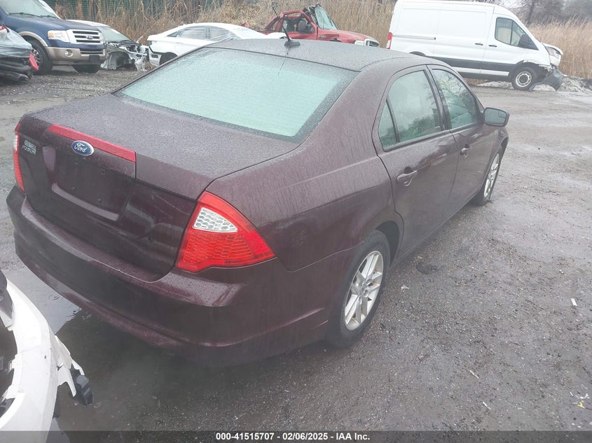 2012 FORD FUSION VIN: 3FAHP0GA5CR335360