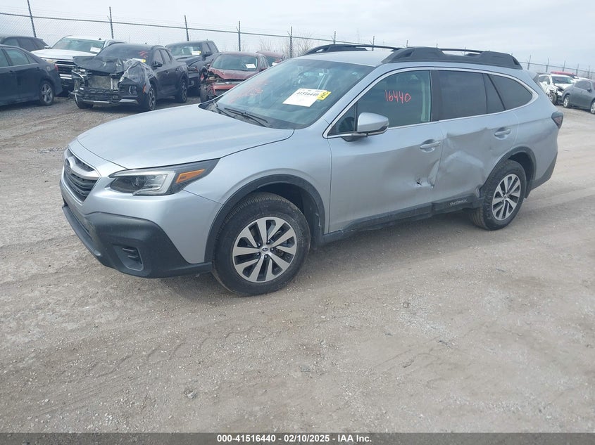 Vin: 4s4btacc2l3235283, lot: 42007107, subaru outback premium 20202
