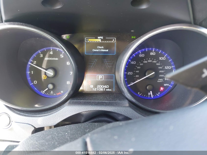 2016 SUBARU LEGACY VIN: 4S3BNAF62G3041864