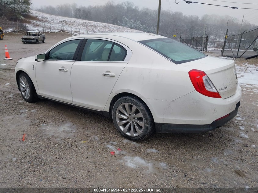 2013 LINCOLN MKS VIN: 1LNHL9DK4DG616299