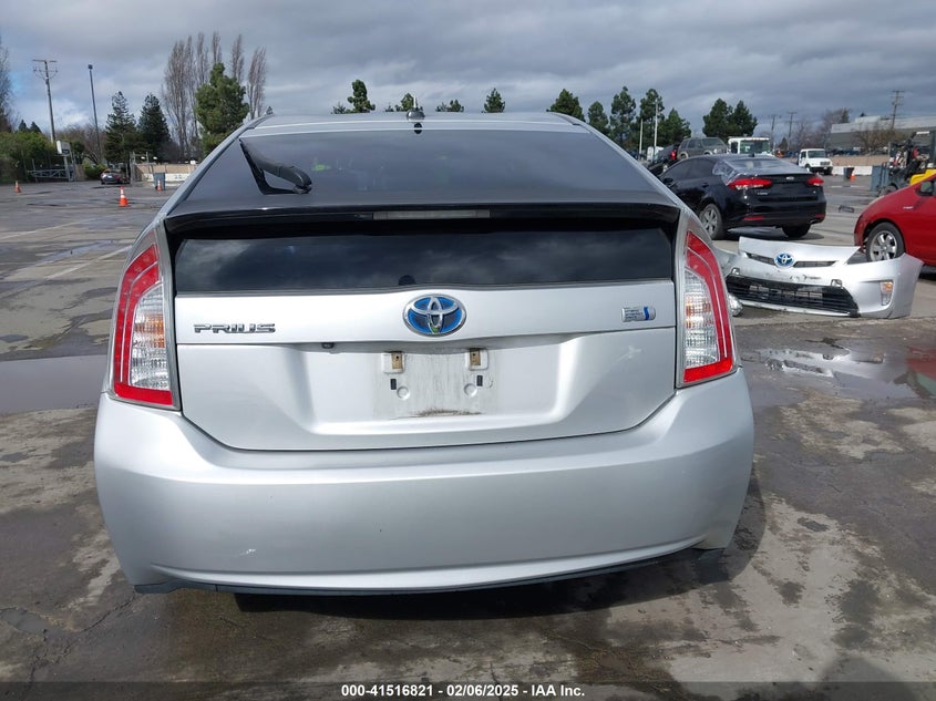 2012 TOYOTA PRIUS VIN: JTDKN3DU7C5455167