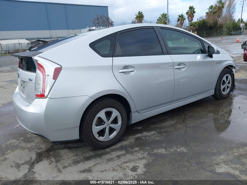 2012 TOYOTA PRIUS VIN: JTDKN3DU7C5455167