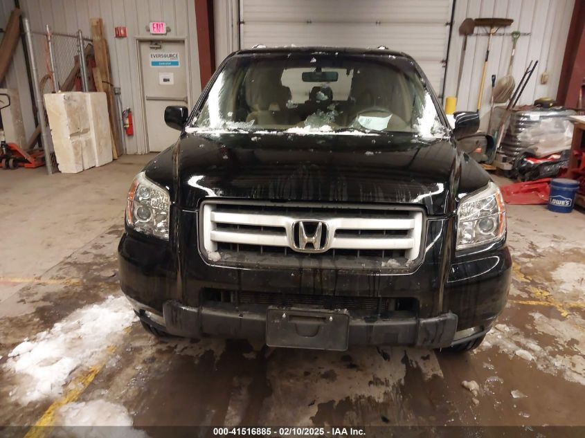 2007 Honda Pilot Ex-L VIN: 5FNYF18617B014436 Lot: 41516885