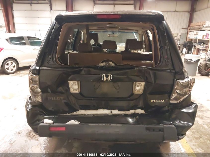 2007 Honda Pilot Ex-L VIN: 5FNYF18617B014436 Lot: 41516885