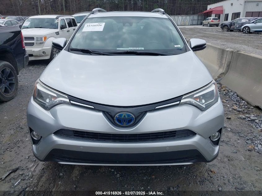 2016 Toyota Rav4 Hybrid Limited VIN: JTMDJREV0GD052027 Lot: 41516926