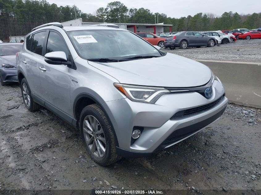 2016 Toyota Rav4 Hybrid Limited VIN: JTMDJREV0GD052027 Lot: 41516926