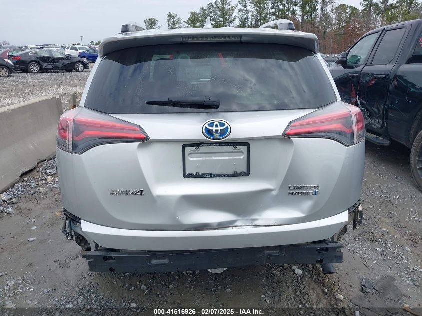 2016 Toyota Rav4 Hybrid Limited VIN: JTMDJREV0GD052027 Lot: 41516926