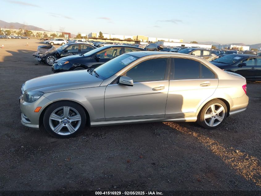 2011 Mercedes-Benz C 300 Luxury/Sport VIN: WDDGF5EB8BR136644 Lot: 41516929