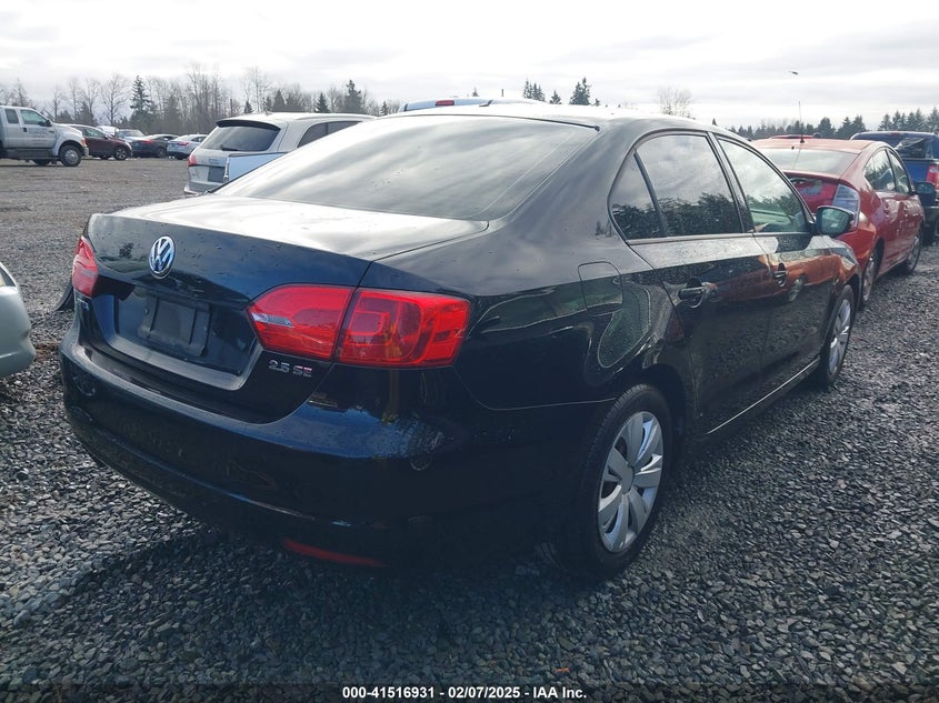2011 VOLKSWAGEN JETTA VIN: 3VWDZ7AJ3BM397322