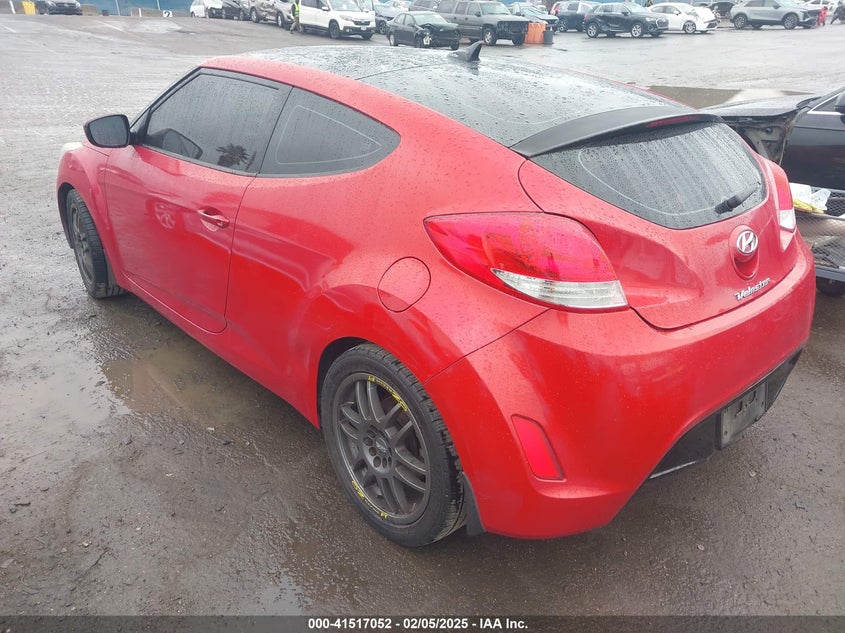 2013 HYUNDAI VELOSTER VIN: KMHTC6ADXDU092396