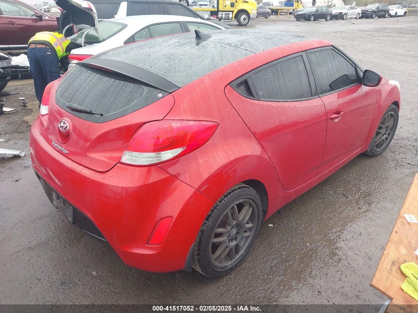 2013 HYUNDAI VELOSTER VIN: KMHTC6ADXDU092396