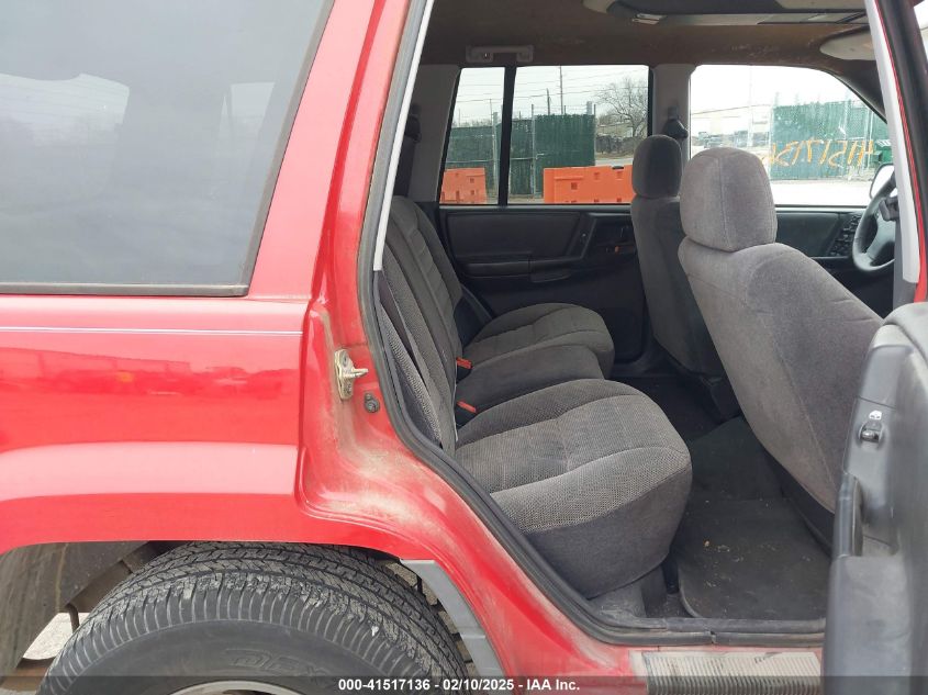 1997 Jeep Cherokee VIN: 1J4GZ58SVC715207 Lot: 41517136