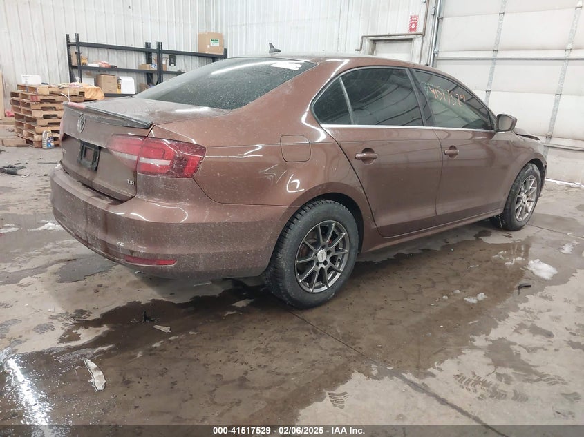 2017 VOLKSWAGEN JETTA VIN: 3VW2B7AJ6HM408883