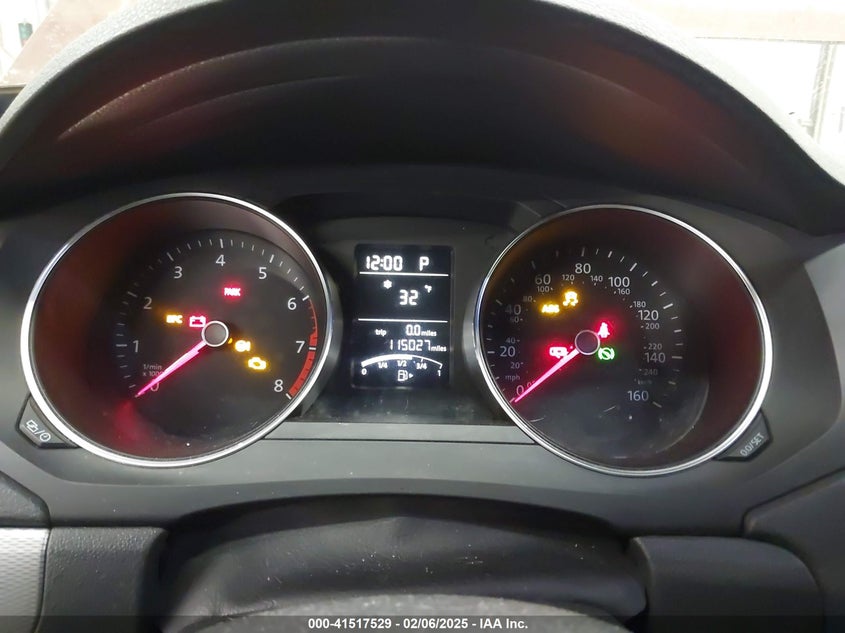 2017 VOLKSWAGEN JETTA VIN: 3VW2B7AJ6HM408883