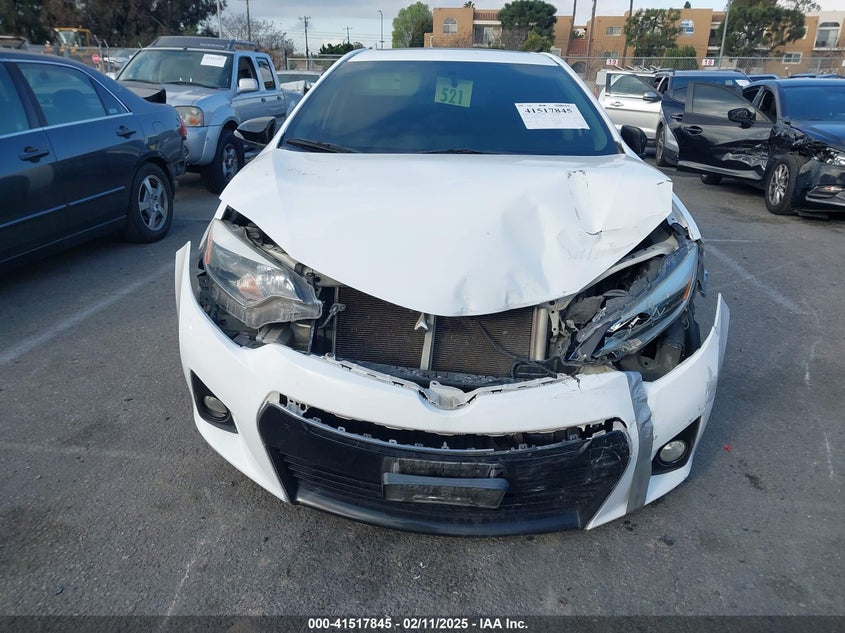 2016 TOYOTA COROLLA VIN: 5YFBURHE3GP443096