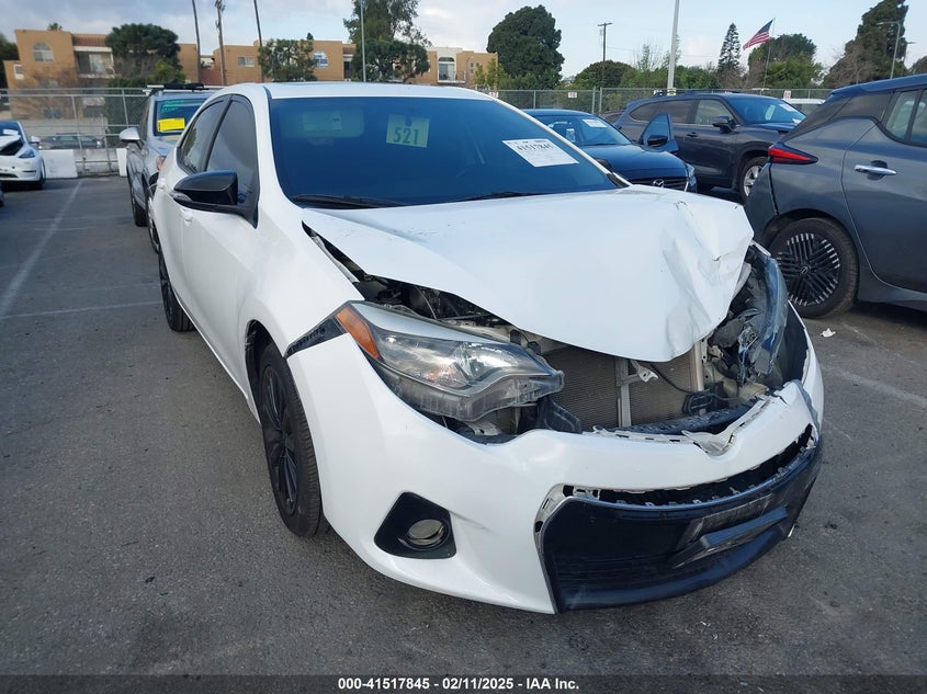 2016 TOYOTA COROLLA VIN: 5YFBURHE3GP443096