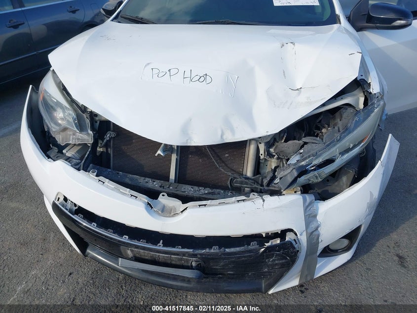 2016 TOYOTA COROLLA VIN: 5YFBURHE3GP443096