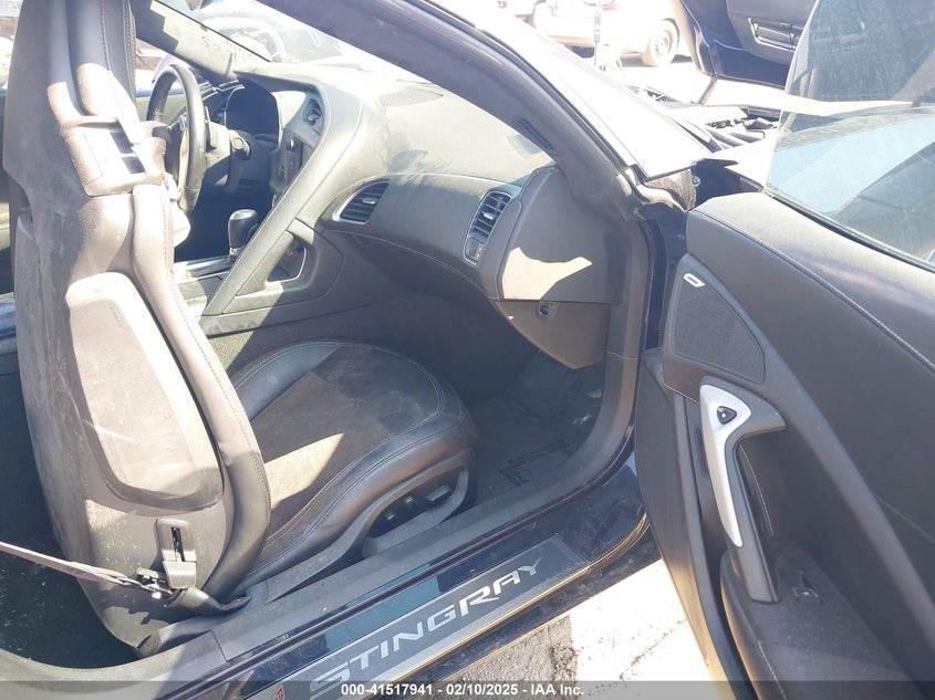 2014 CHEVROLET CORVETTE STINGRAY VIN: 1G1YM3D76E5122963