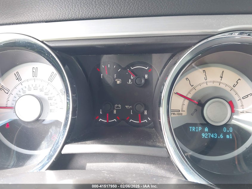 2010 FORD MUSTANG VIN: 1ZVBP8EN0A5113245