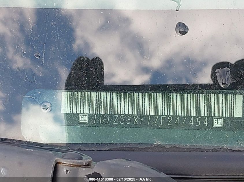 2007 Chevrolet Malibu VIN: 161ZS58F17F247454 Lot: 41518308