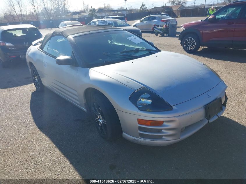4A3AE45G92E073678 MITSUBISHI ECLIPSE SPYDER Photo 1