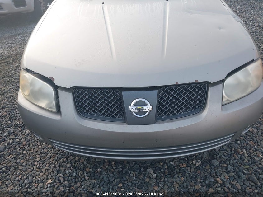 2006 NISSAN SENTRA VIN: 3N1CB51D26L629070