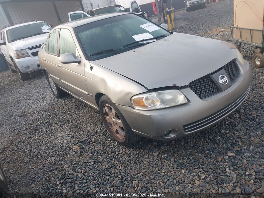 2006 NISSAN SENTRA VIN: 3N1CB51D26L629070