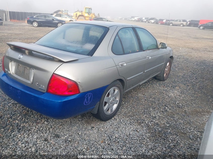 2006 NISSAN SENTRA VIN: 3N1CB51D26L629070