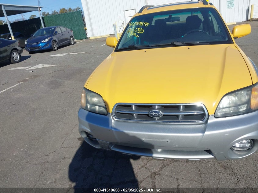 2003 Subaru Baja VIN: 4S4BT61C137102278 Lot: 41519658