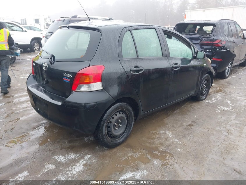 2011 TOYOTA YARIS VIN: JTDKT4K36B5334649